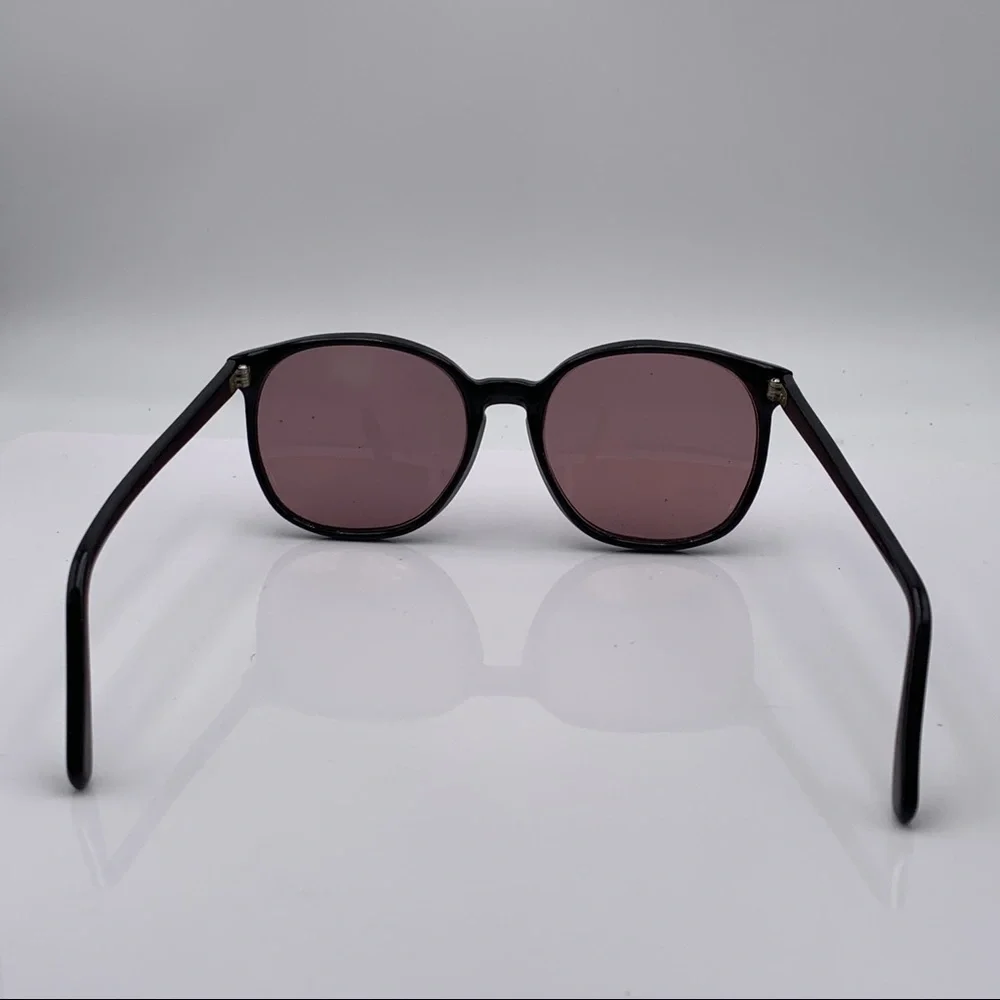 Vintage Black Oversized Oval Sunglasses Frames